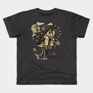 Retro 1930s Style Baba Yaga Kids T-Shirt